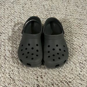 Youth size 1 gray Crocs
